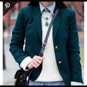 J Crew Schoolboy Blazer Forest Green